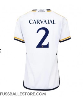 Günstige Real Madrid Daniel Carvajal #2 Heimtrikot Damen 2023-24 Kurzarm